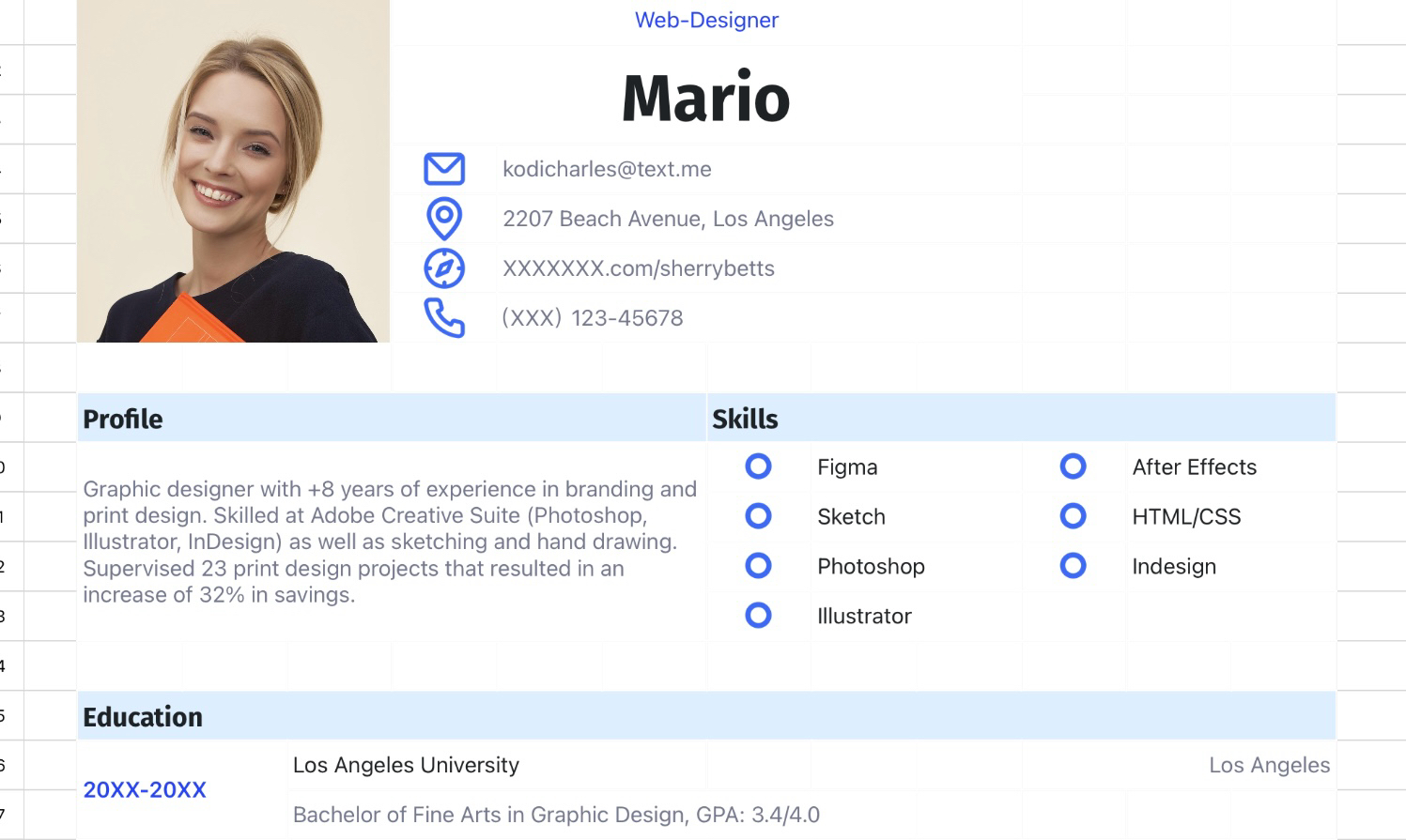Curriculum vitae